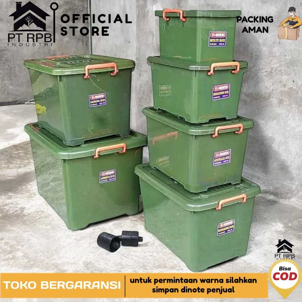 Container Box Kotak Penyimpanan Besar JUmbo Kecil Plastik NIKURA