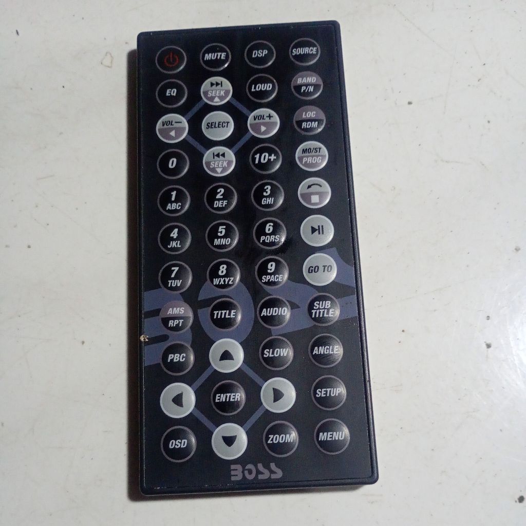 remot control BOSS AUDIO SISTEM RC302-S6B-CR CAR DVD player -dobel din bekas normal