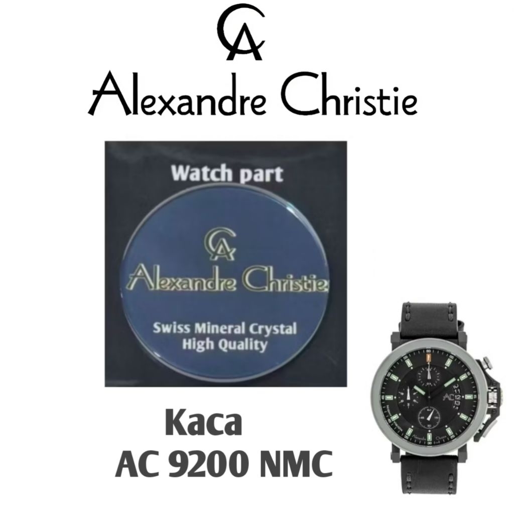 Kaca untuk jam tangan Alexandre Christie Type AC 9200 MC