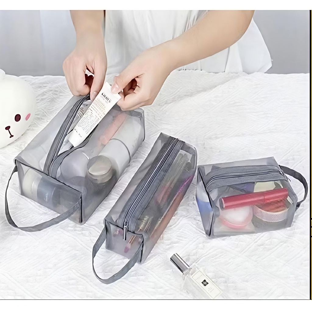 POUCH KOSMETIK JARING TENTENG WADAH MAKE UP TAS SKINCARE TRAVELING