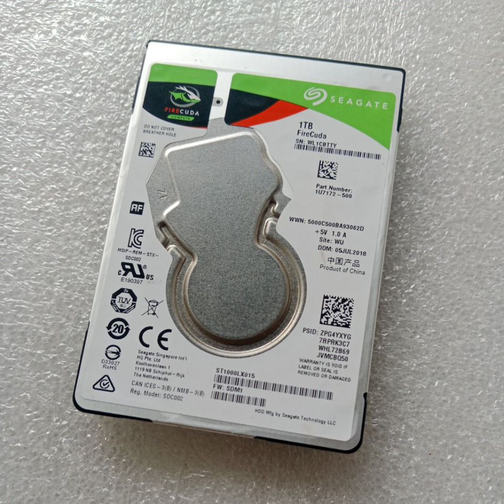 Hardisk 2,5 Inch Laptop Slim 500gb dan 1tb 100%/ 100% health