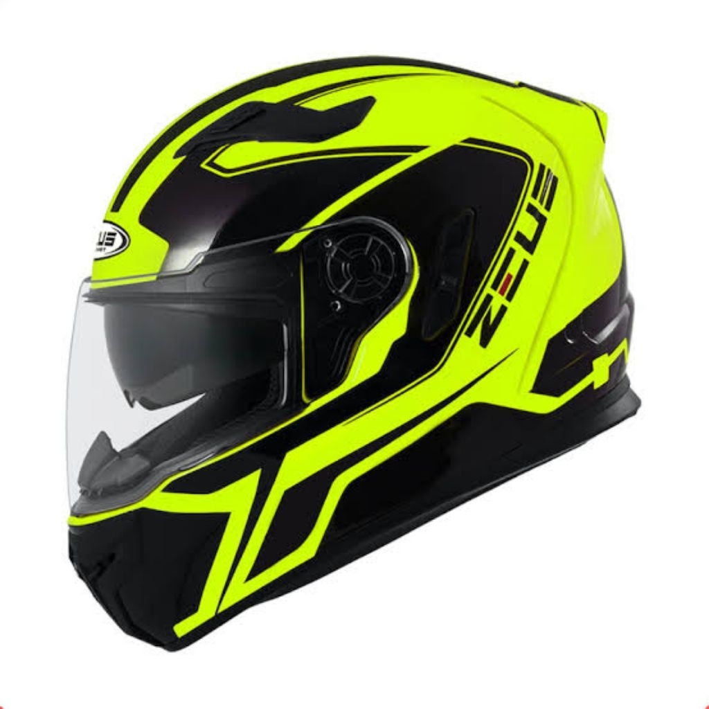 Helm Zeus ZS-813 Yellow Paket Ganteng