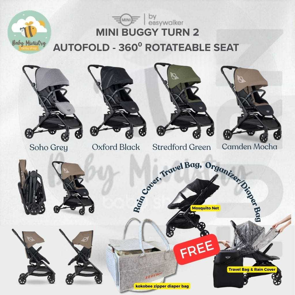 Easywalker Mini Buggy Turn 2  Stroller NEW VERSION / EASYWALKER MINI BUGGY TURN STROLLER