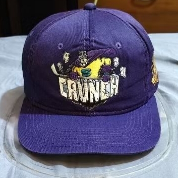 Topi vintage AHL CYRACUSE CRUNCH thn.1990 an, SNAPBACK OSFM, OFFICIAL TAG KUDZU. RARE RARE COLLECTIA