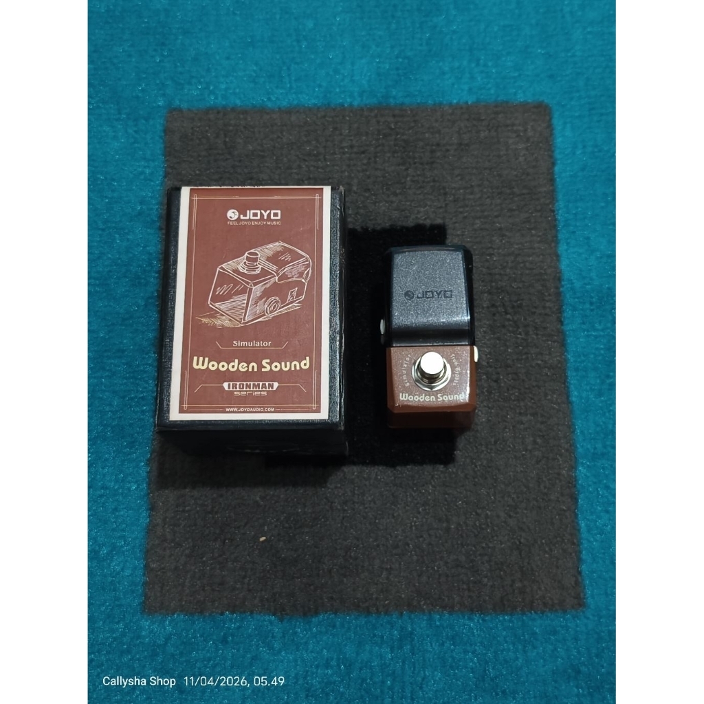 Pedal Efek Gitar Joyo Ironman Wooden Sound Akustik Simulator
