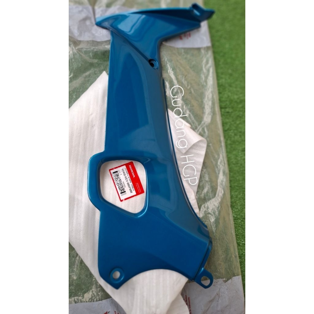 Cover L M/P Side CR Blue Sayap Dalam Kiri Biru Tosca Supra V X XX 100 Fit Old 64450-KEV-880FMM Ori H