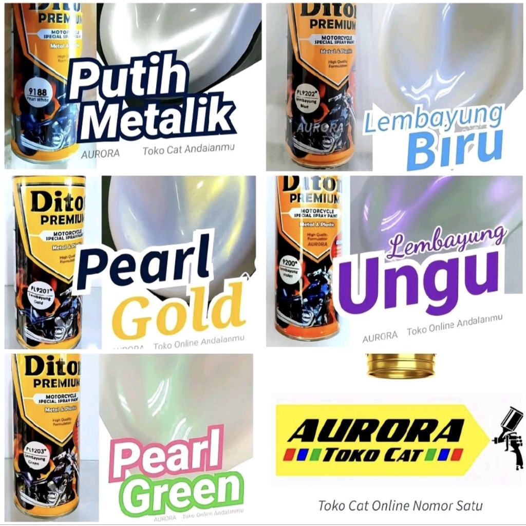 Pilox Lembayung Putih |Lembayung Gold | Lembayung Hijau | Lembayung Biru | Lembayung Ungu Diton Prem