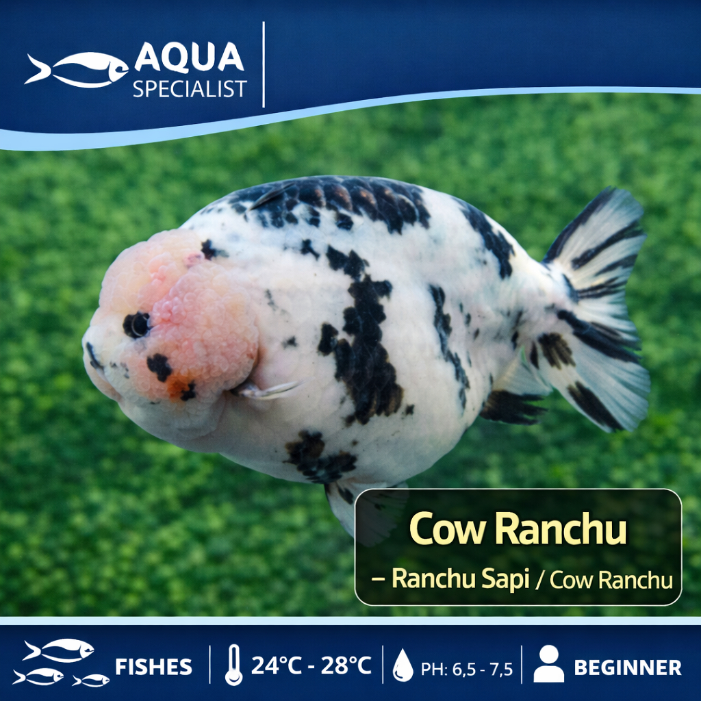 Jual Mini Cow / Ranchu Sapi / Sapi Air / Ranchu Sapi Calico Grade AAA