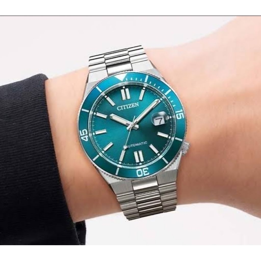 Jam Tangan Citizen NJ0231-56L Tsuyosa Shore Automatic Marine Blue Dial Diameter 40 mm Sapphire Cryst
