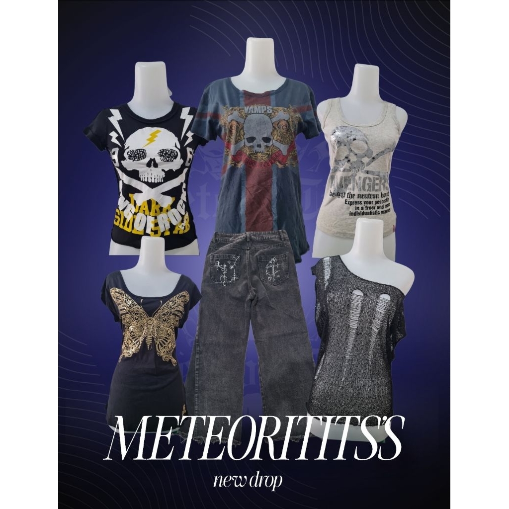grunge punk skull emo gothic by meteo
