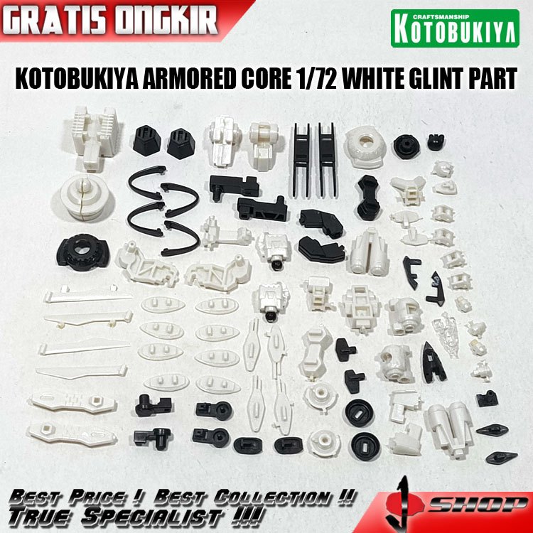 KOTOBUKIYA ARMORED CORE 1/72 WHITE GLINT PART KOTO521