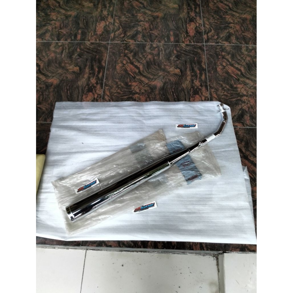 Knalpot muffler exhaust honda win original baru nos ahm gf6