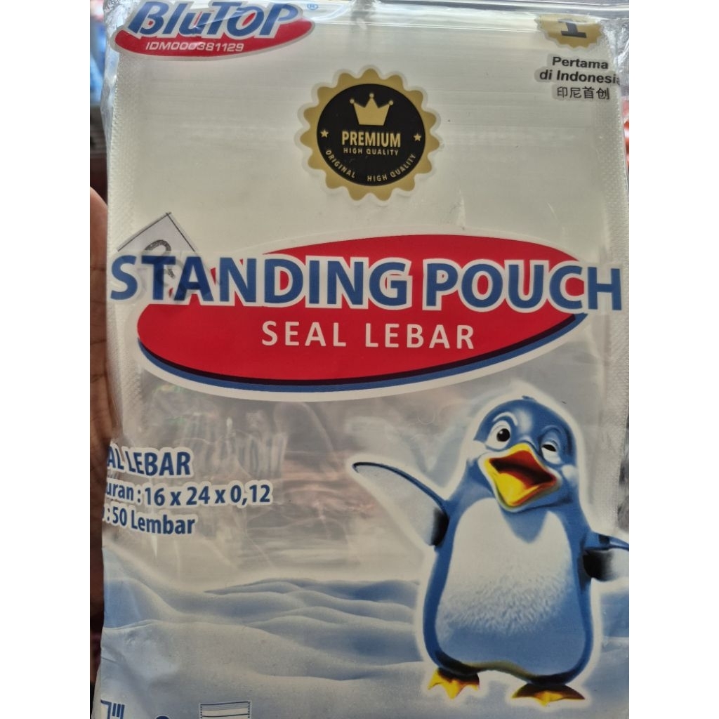 standing pouch seal lebar 16 x 24