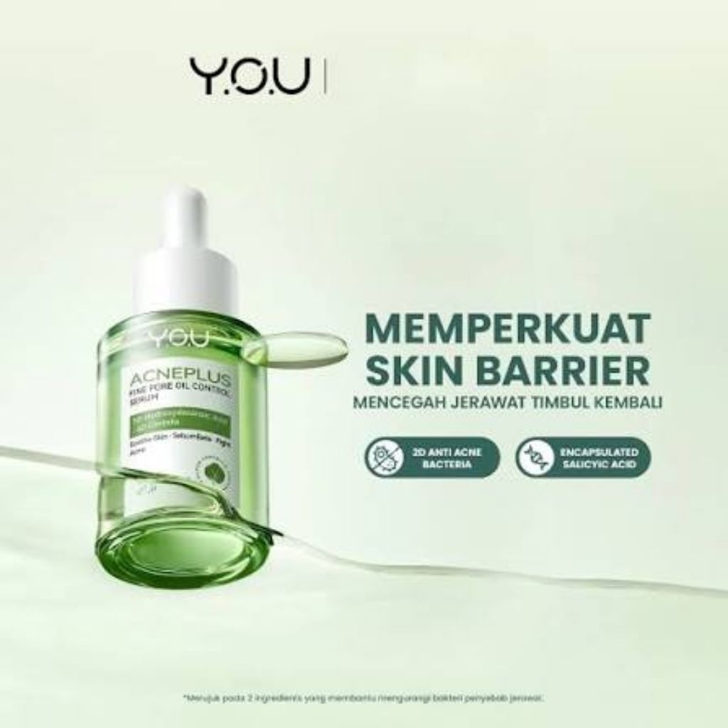 YOU ACNEPLUS FINE PORE OIL CONTROL SERUM 20G | Serum Jerawat YOU