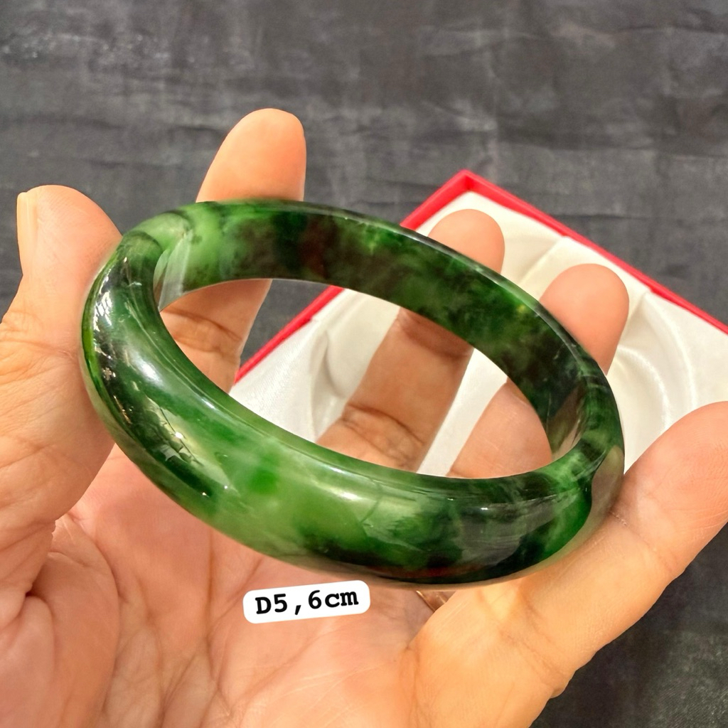 Gelang Batu Giok Birma/ Green Jade