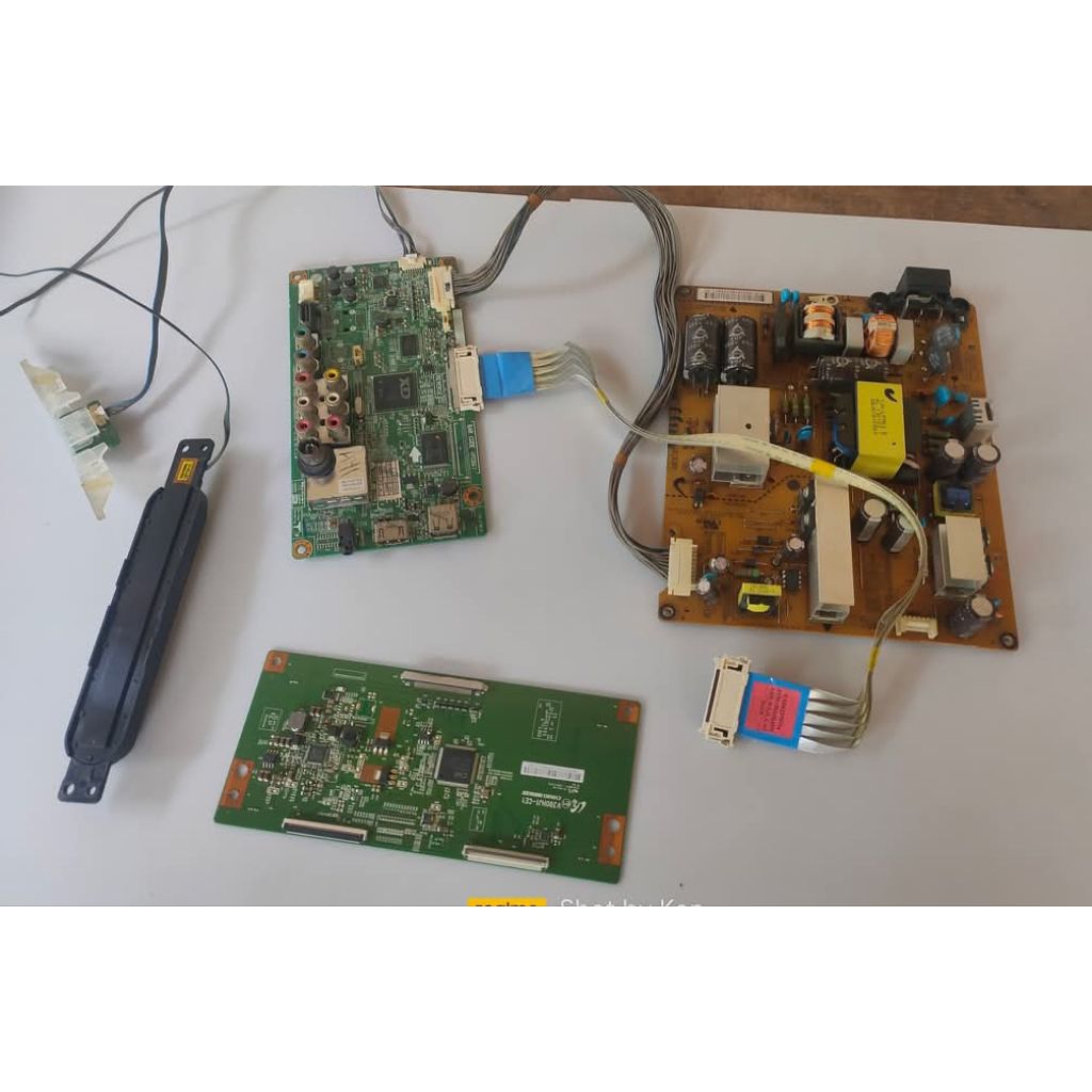 1 SET MESIN TCON MB PSU MAINBOR MAINBOAR MODUL MAINBOAR MAINBOARD POWER SUPPLY SUPLI SUPLAY SUPPLY R