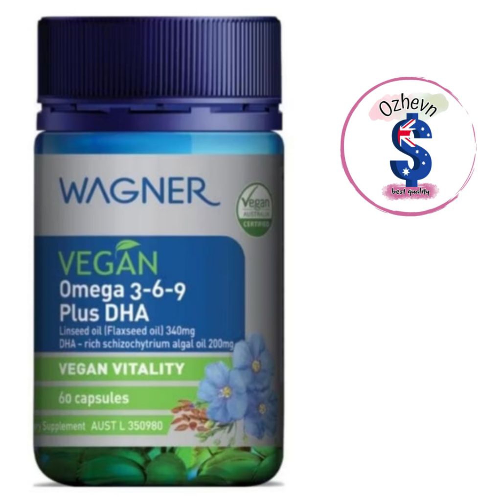 Wagner Vegan Omega 3-6-9 Plus DHA 60 Capsules