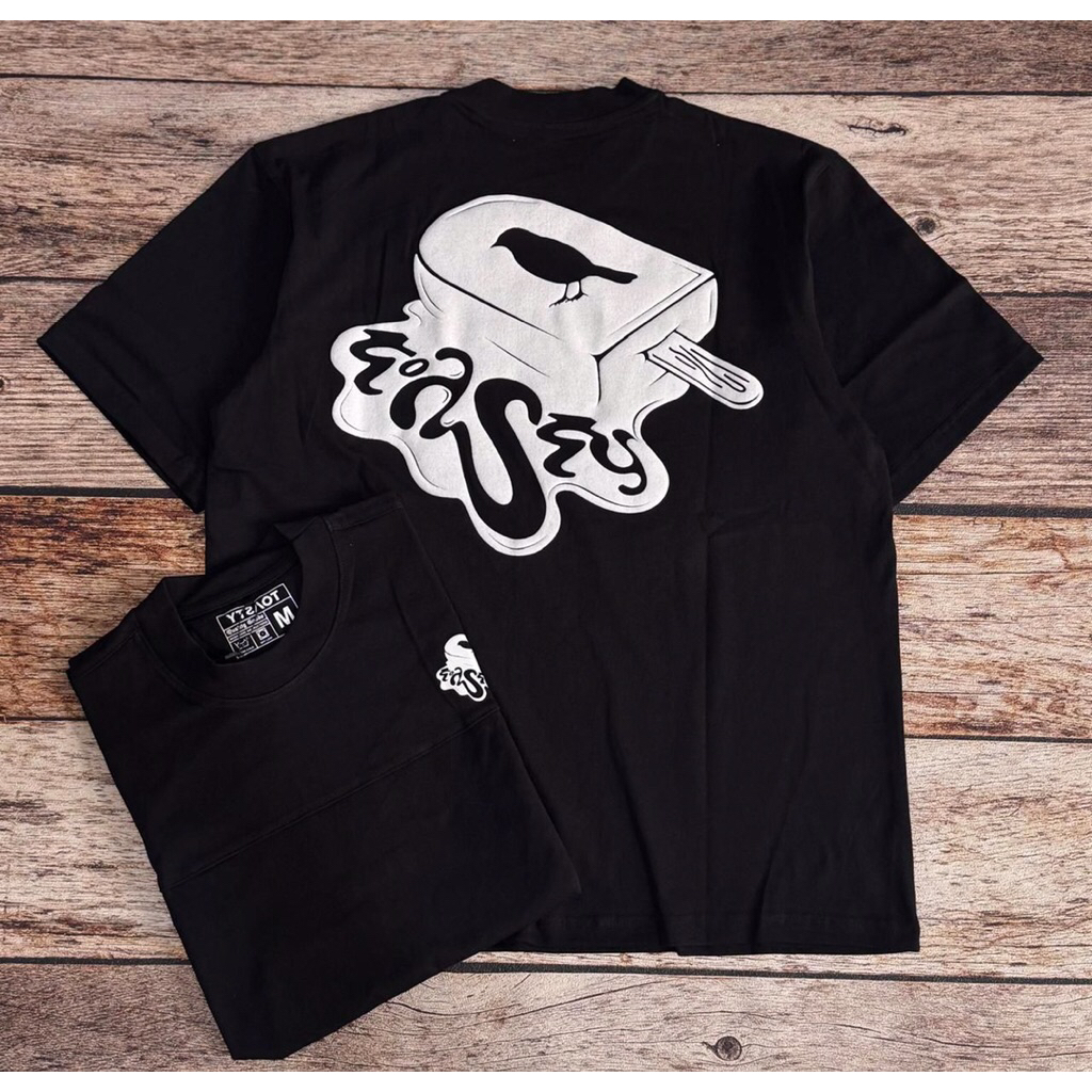 Kaos Oversize Toasty katun combed 16s Bahan tebal