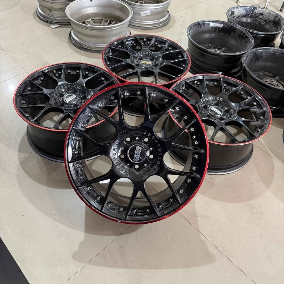 Velg second BBS  chr R18 lebar8 H5X114