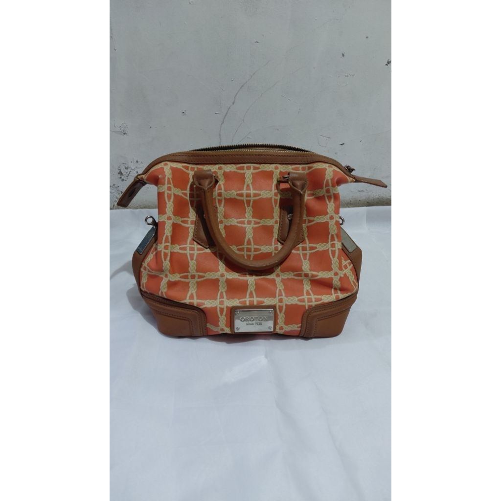 TAS OROTON ORANGE BEKAS