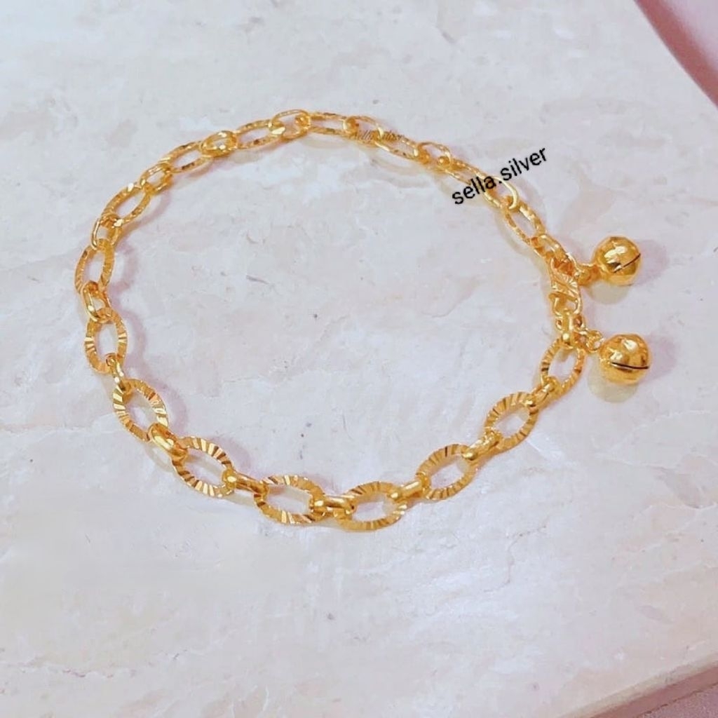 Gelang Rantai Dewasa Perak 925 Asli