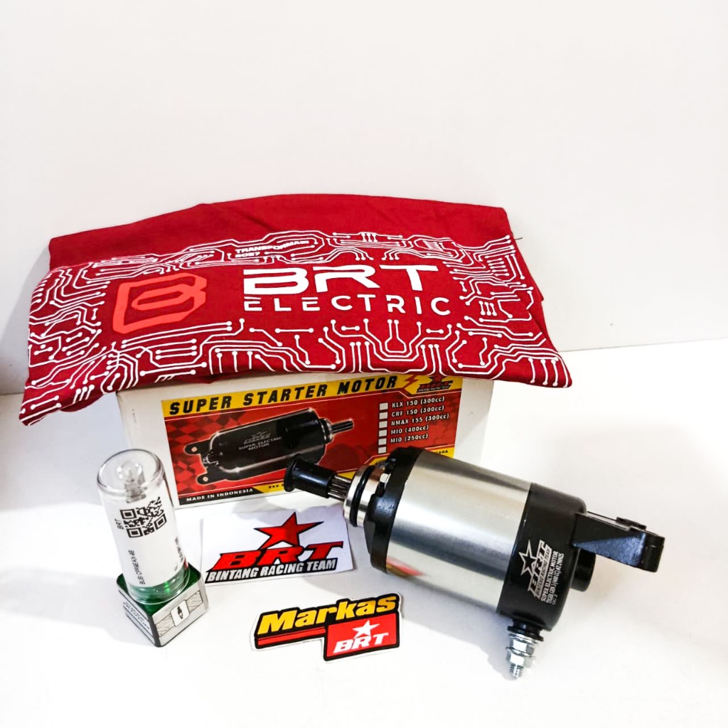 SUPER STARTER DINAMO BORE UP BRT TIGER GL PRO GL MAX MEGAPRO CB100 400cc STATER (FREE BAJU+STIKER BR