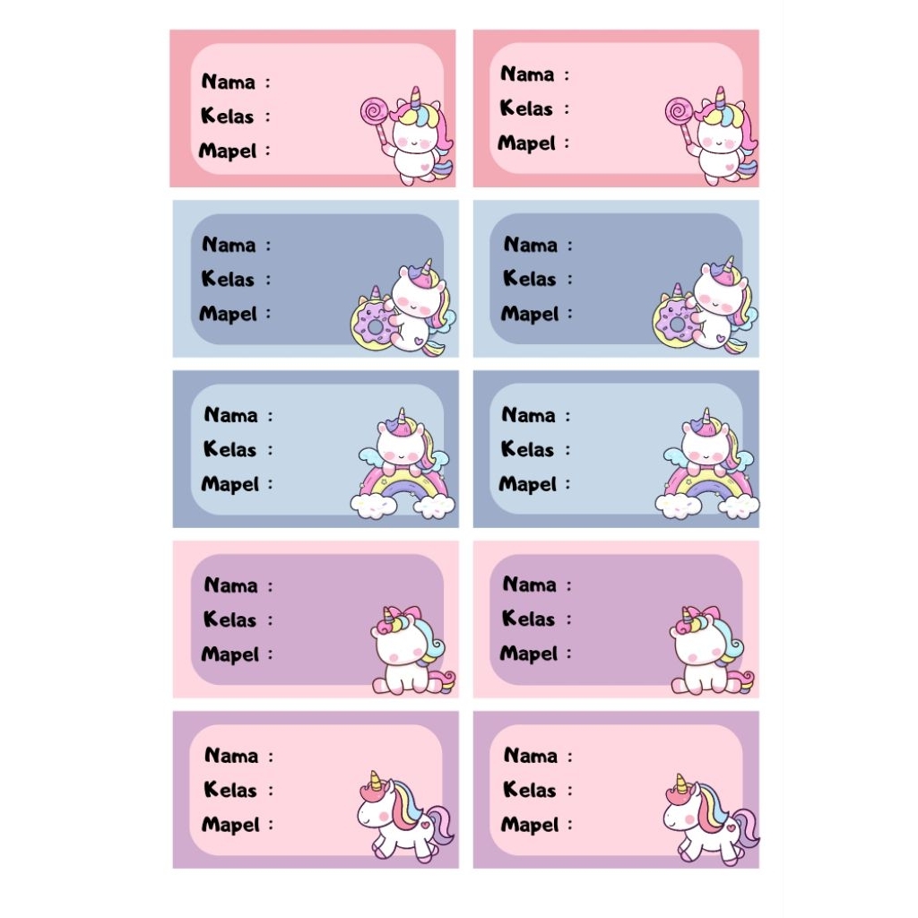 label buku tulis
