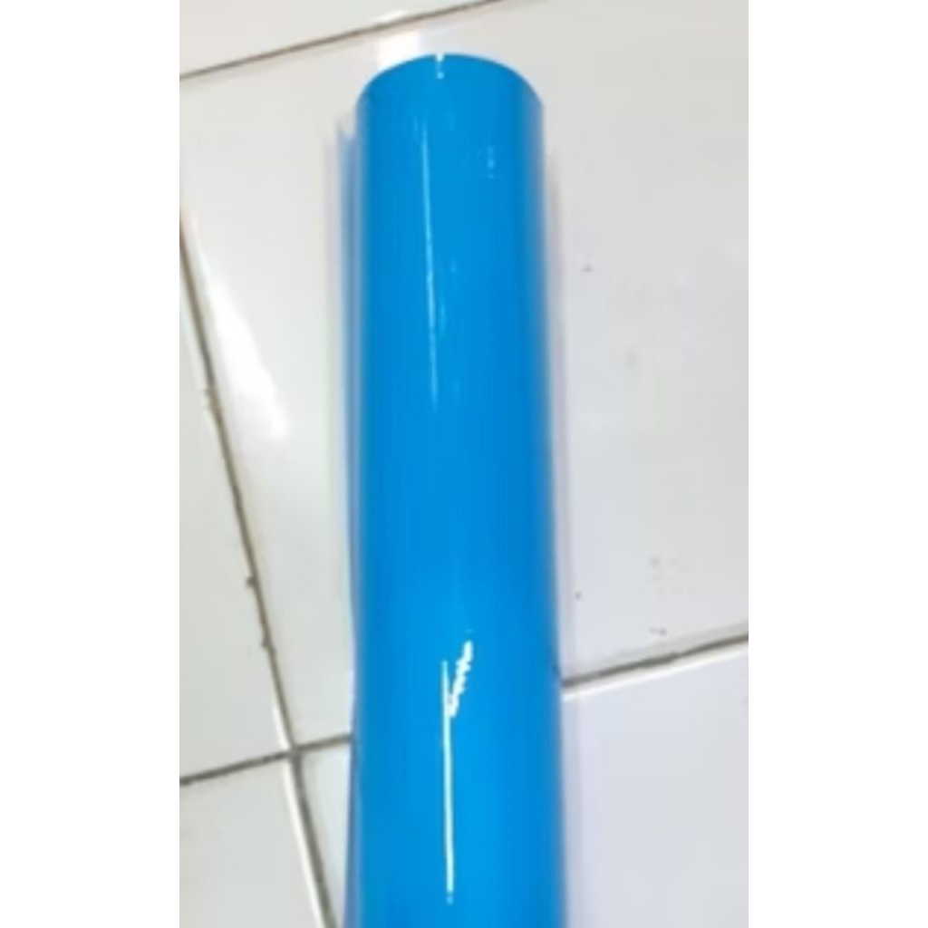 Skotlet Biru Muda glossy lebar 45cm