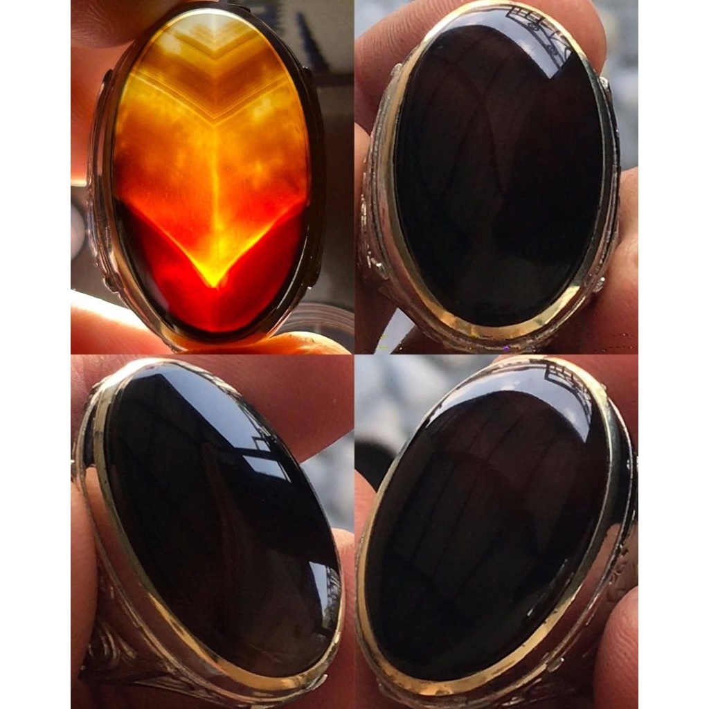 NATURAL CINCIN BLACK YAMAN WULUNG PAMOR JUNJUNG DRAJAT API SEGITIGA BUSUR PANAH JUMBOOO AJIB ANTIK