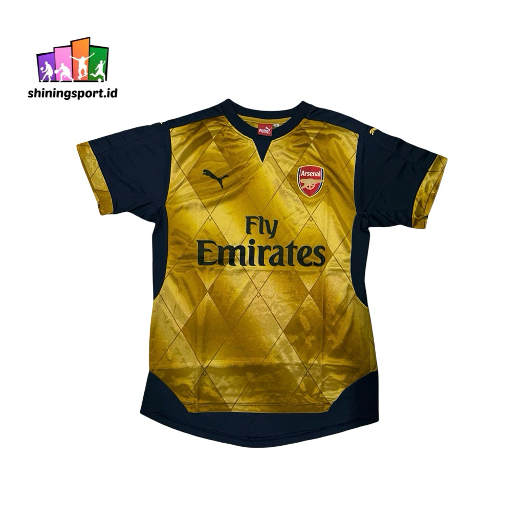Jersey Bola Dewasa Retro Thailand Arsenal Away 2015/2016 Clima Cool Dri-Fit