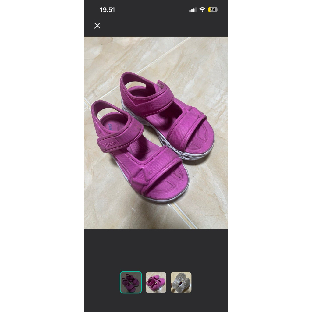 Sepatu sandal Skechers anak