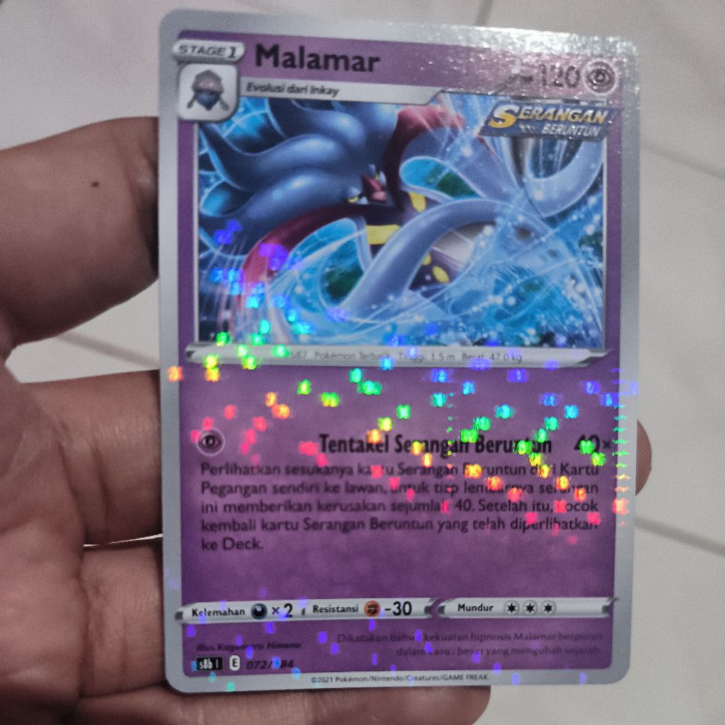 Malamar serangan beruntun 072/184