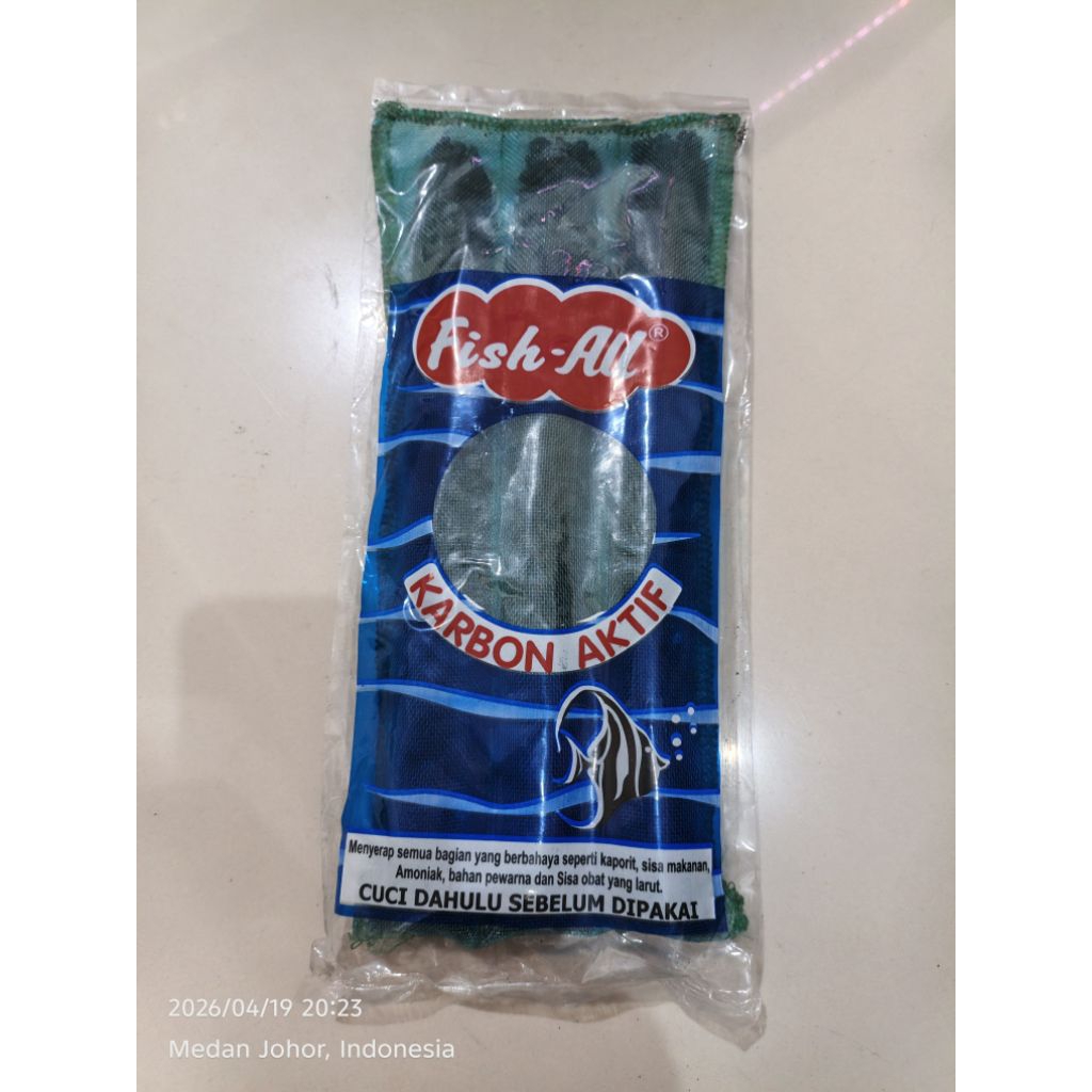 ARANG KARBON AKTIF FISH ALL / CARBON ACTIVE FILTER AQUARIUM KOLAM