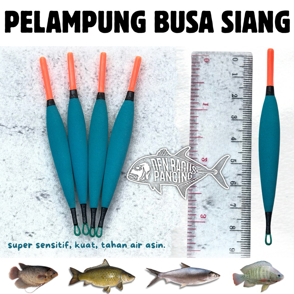 Pelampung Pancing Busa Jarum Tumpul Ikan Nila Bandeng Umpan Lumut Super Sensitif Warna Hijau Botol