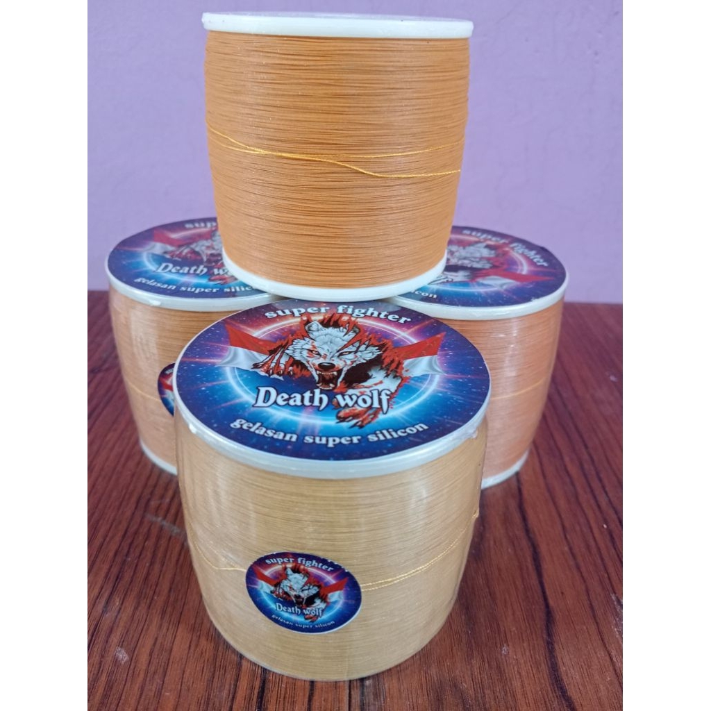 Death Wolf Gelasan Molor 0,25 3000Yard Super Double Silicon N66 Ori Import Kualitas Terbaik