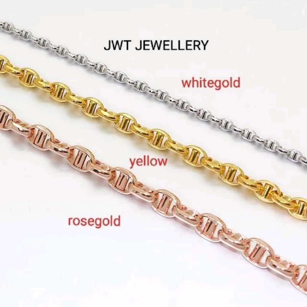 Kalung emas ASLI Herme italy kadar 75%