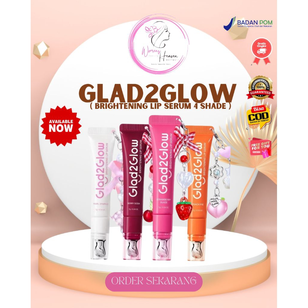 GLAD2GLOW -  G2G BRIGHTENING LIP SERUM GLAD2GLOW