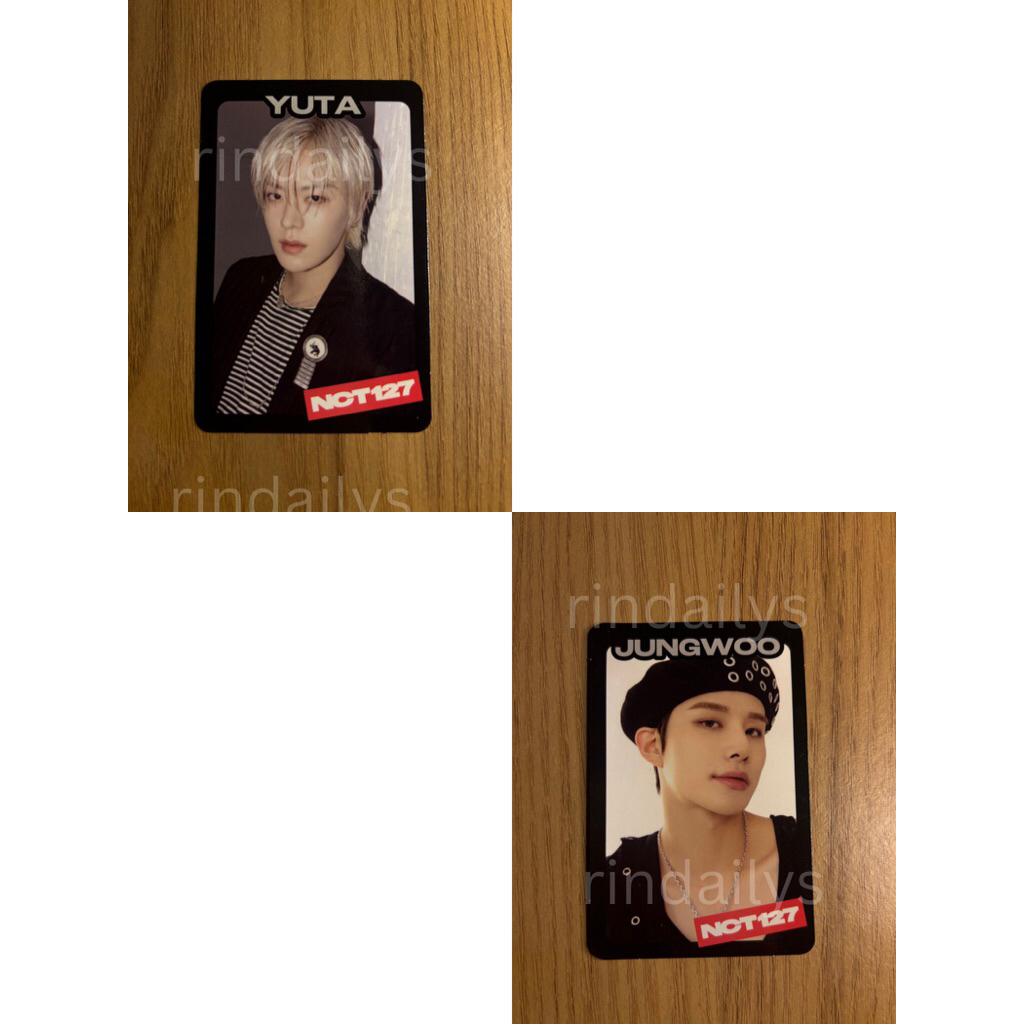 PC OFFICIAL NCT 127 AY-YO TRADING CARD - YUTA JUNGWOO