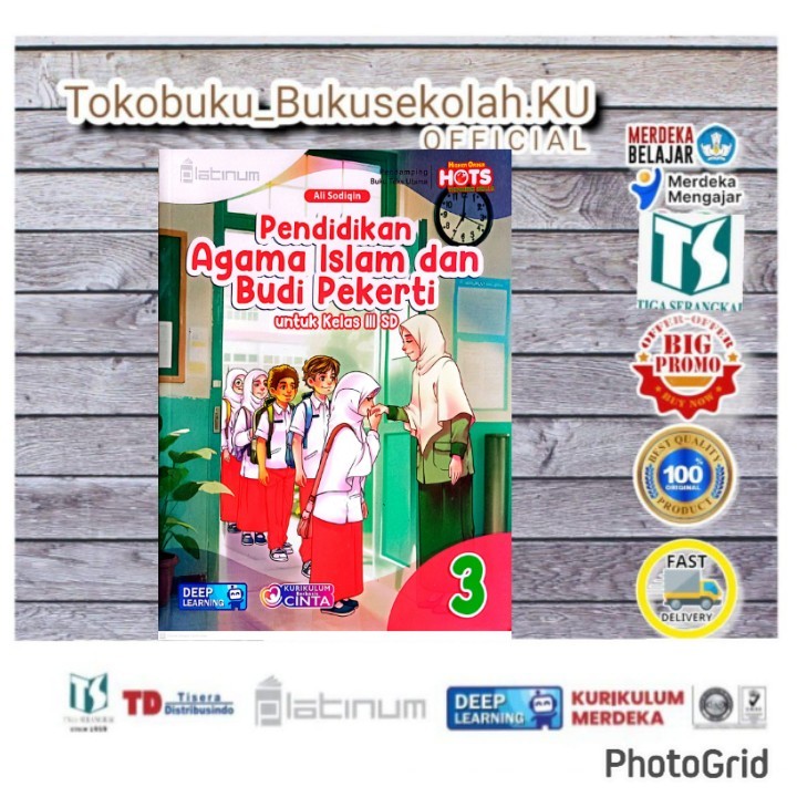 Diskon BUKU PLATINUM PEND AGAMA ISLAM KELAS 3 SD/MI TERBARU 2026 PENERBIT TIGA SERANGKAI