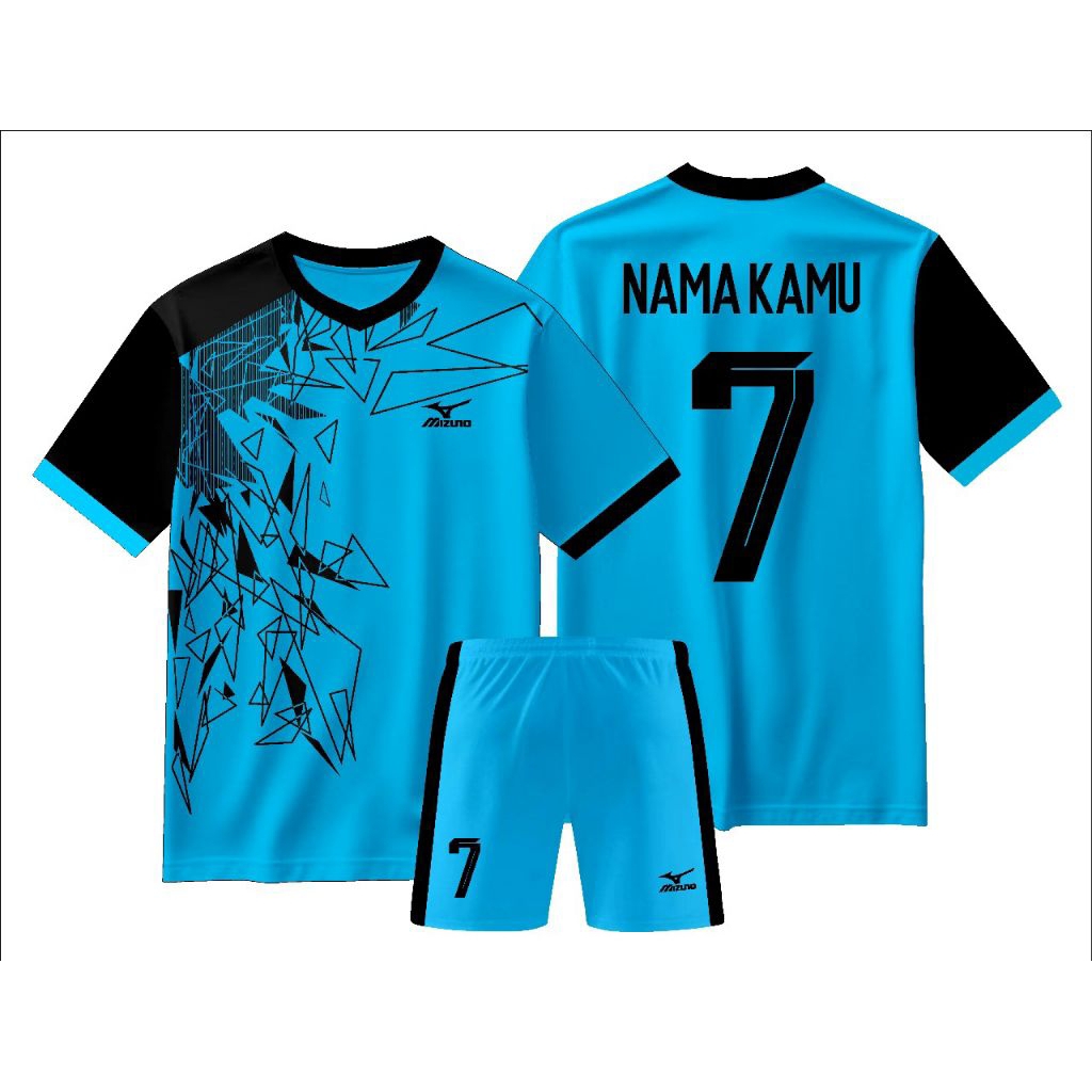 BAJU BOLA ANAK ANAK BAJU BOLA FUTSAL JERSEY FUTSAL SABLON NAMA NOMOR PUNGGUNG ANAK SD SMP