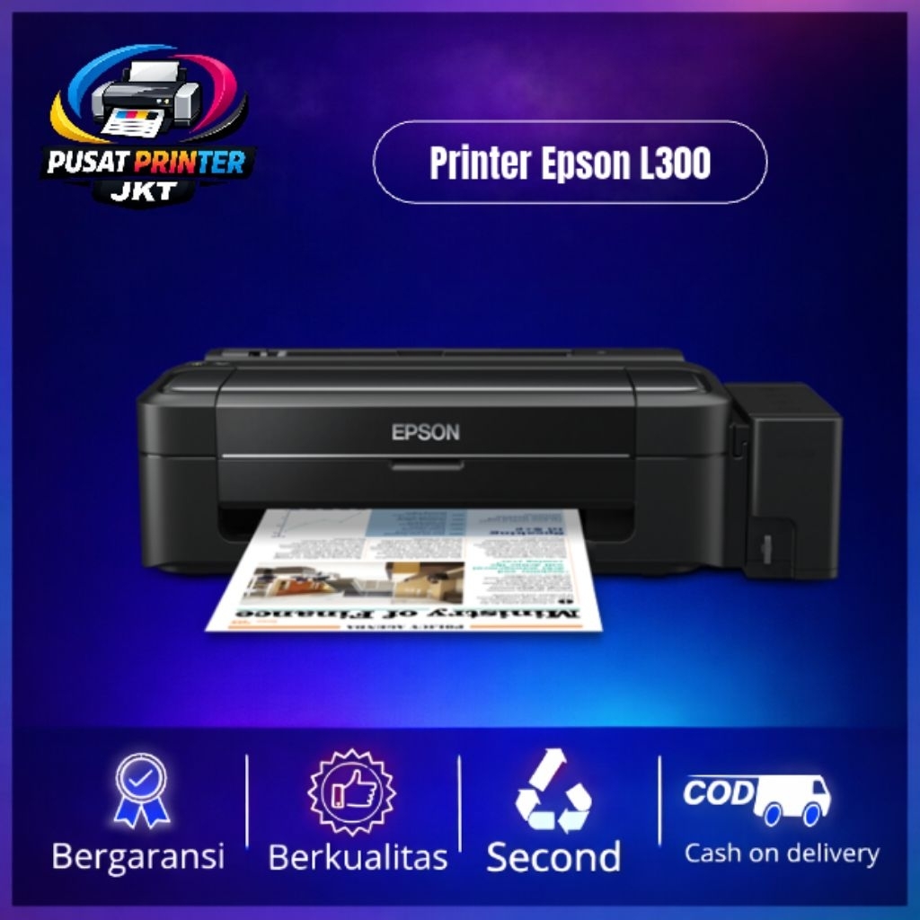 Printer Epson L300 l300 Color Second Garansi Toko