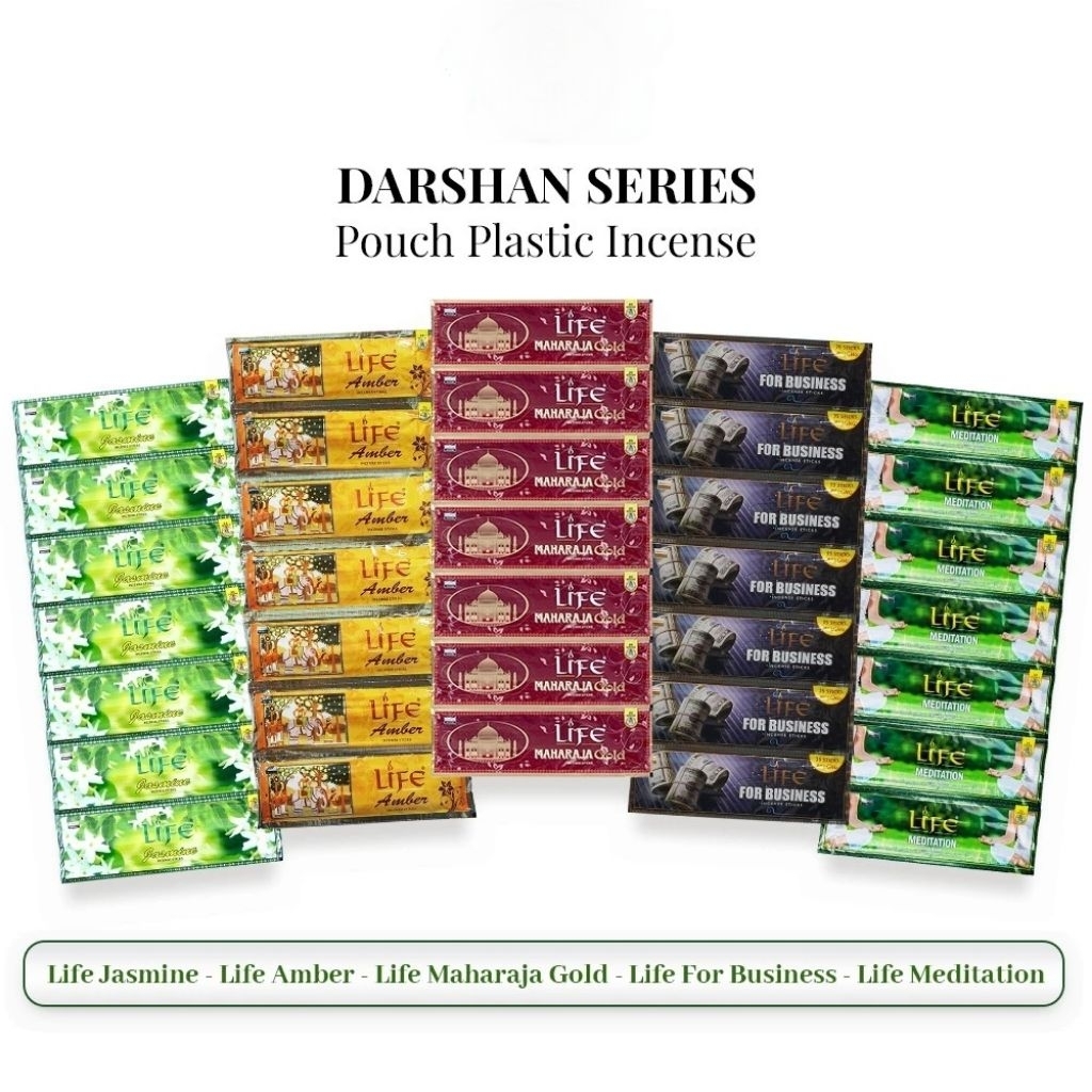 Dupa Life Darshan Dupa Life Pouch Plastik Dupa Life Darshan 1 Renceng Isi 7pcs