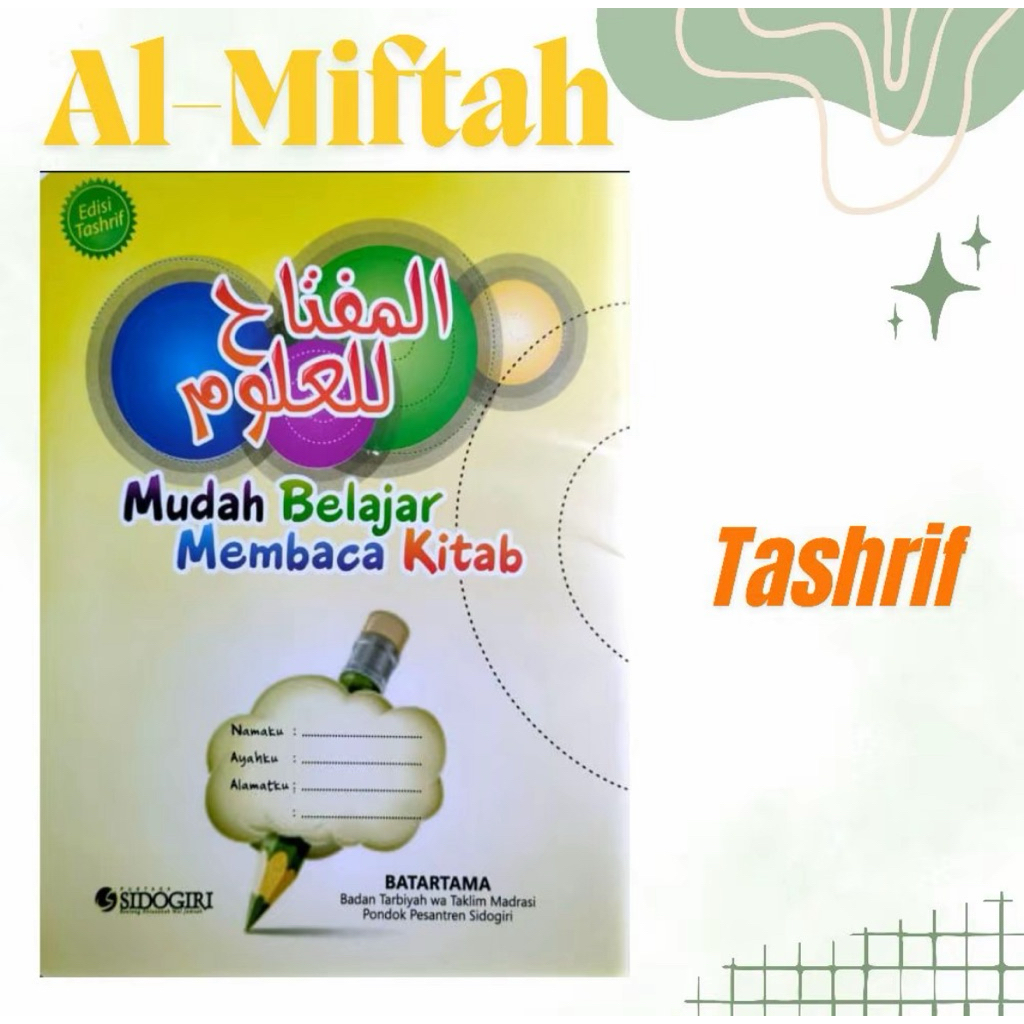 Tasrif Al Miftah Sidogiri Mudah Belajar Membaca Kitab Kuning asli sid0giri