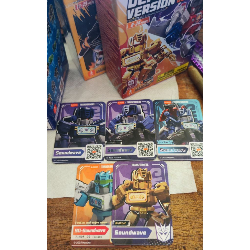 Transformers set GDV Soundwave OFC