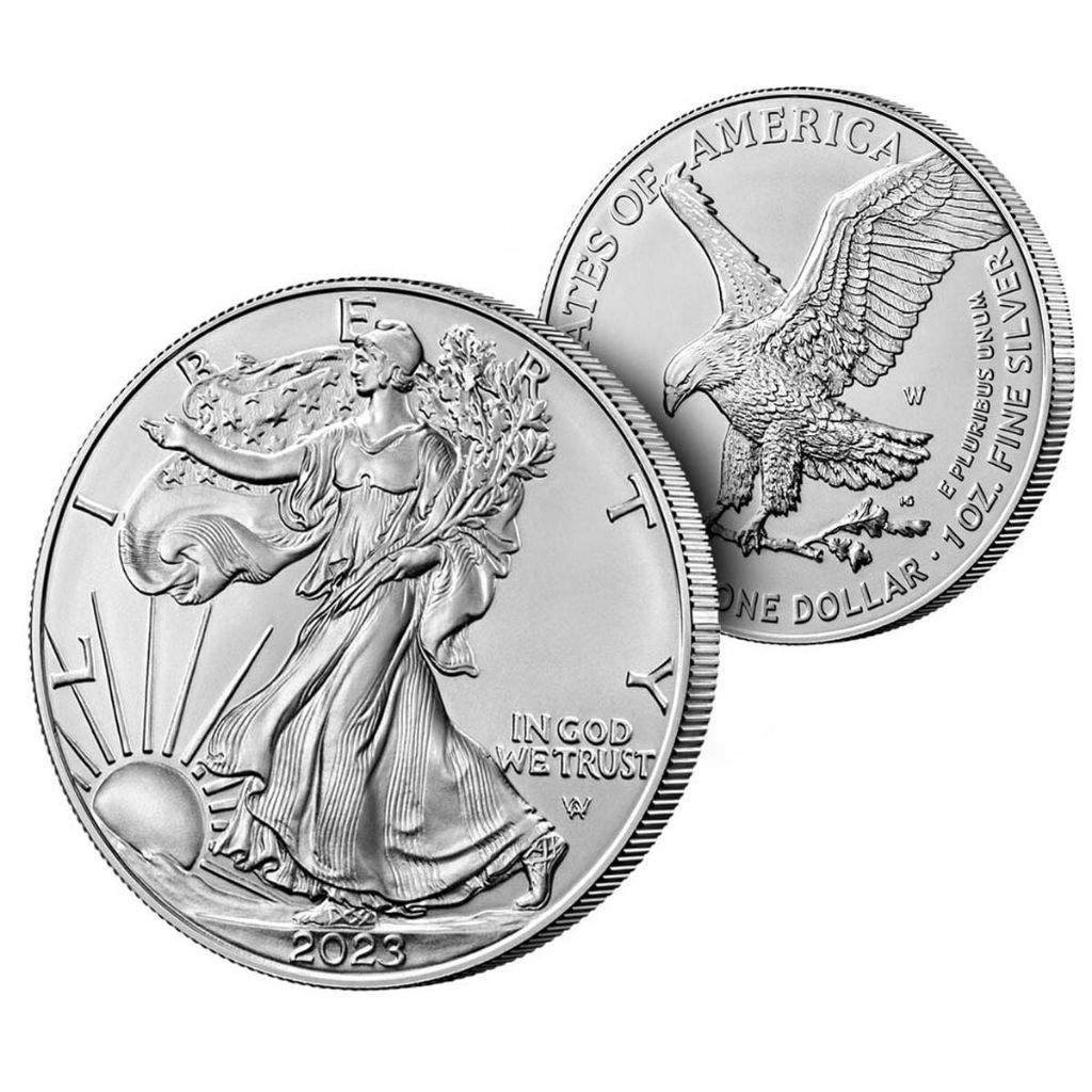Koin Perak 1oz ASE (American Silver Eagle) - 31,1 gram