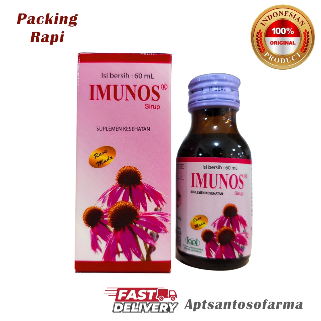 Imunos Sirup Anak 60ml Original | Vitamin Anak, Daya Tahan & Imunitas