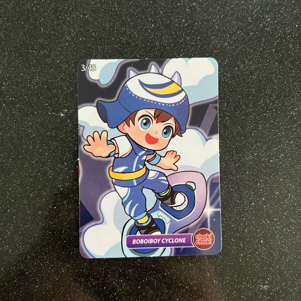 Kartu BoBoiBoy Taufan no 3/48 - Choki Choki Puzzle Malaysia
