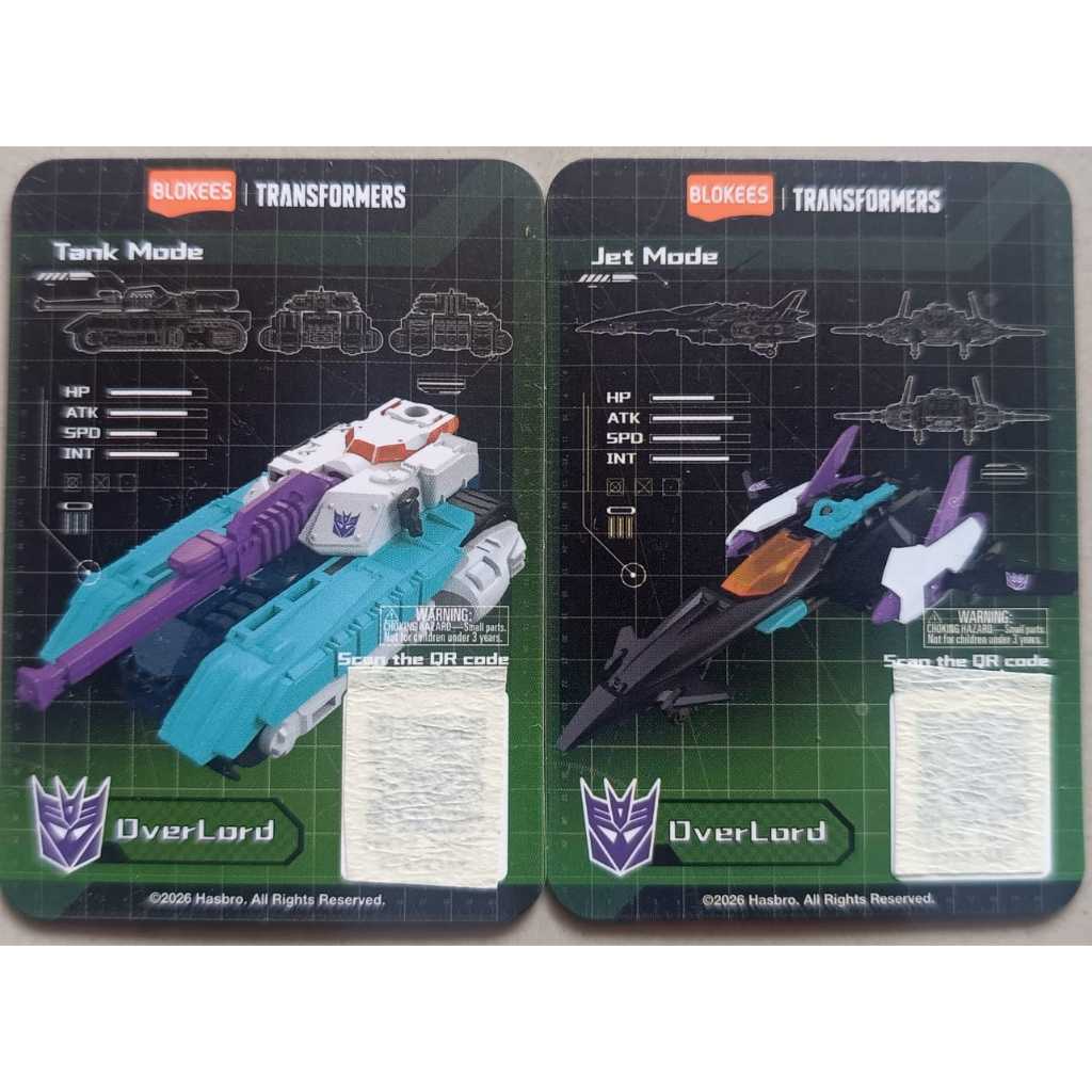 [OFC] Buluke Blokees Transformers Wheels 02 | Set Overlord Jet & Overlord Tank