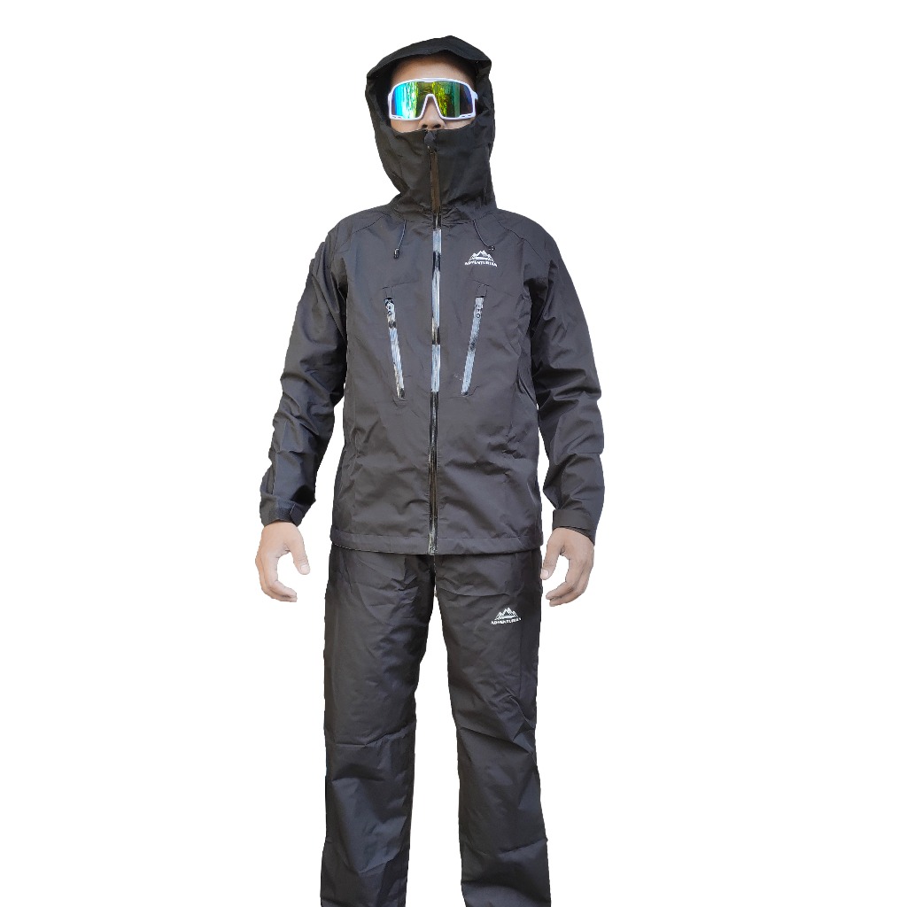 Raincoat atau jas hujan setelan Jaket Celana Goretex waterproof