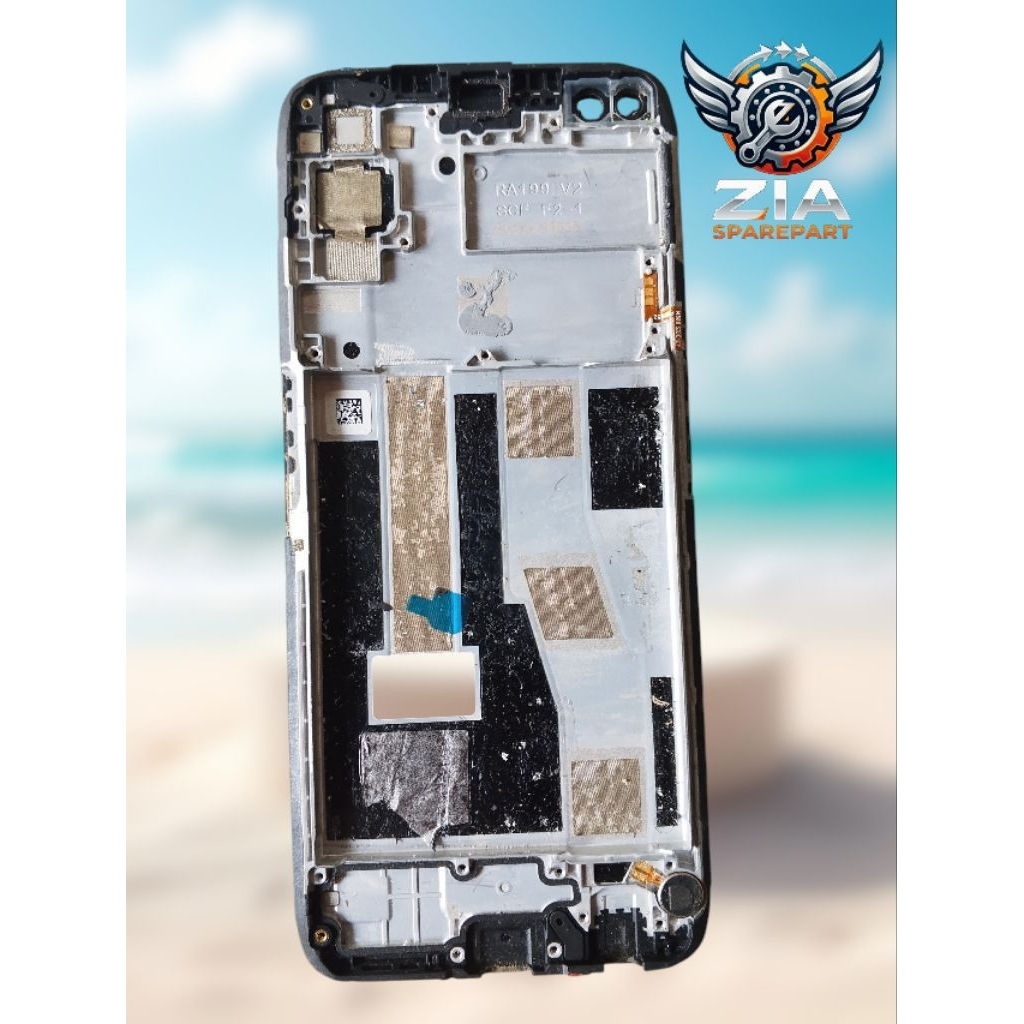 FRAME LCD TATAKAN LCD MIDDLE LCD ORIGINAL REALME 6 PRO COPOTAN